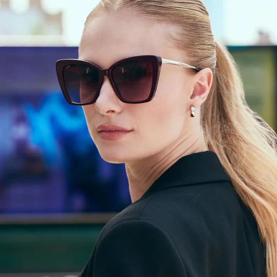 Diff Sunglasses - Becky II Dark Cherry