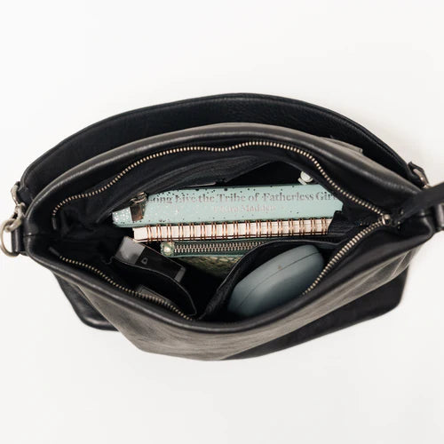 Ivan Leather Crossbody Bag - Camel