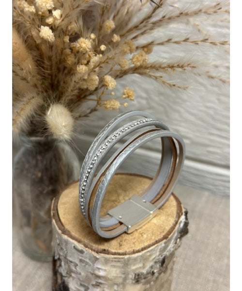 Ariel Magnetic Bracelet - Silver