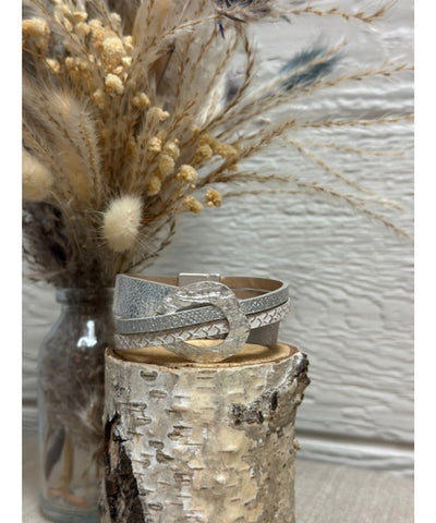 Artemis Magnetic Bracelet - Silver