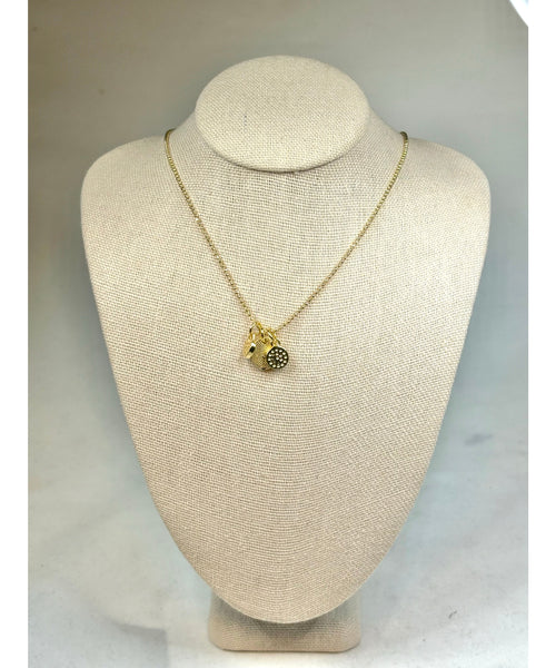 Pave Charm Necklace