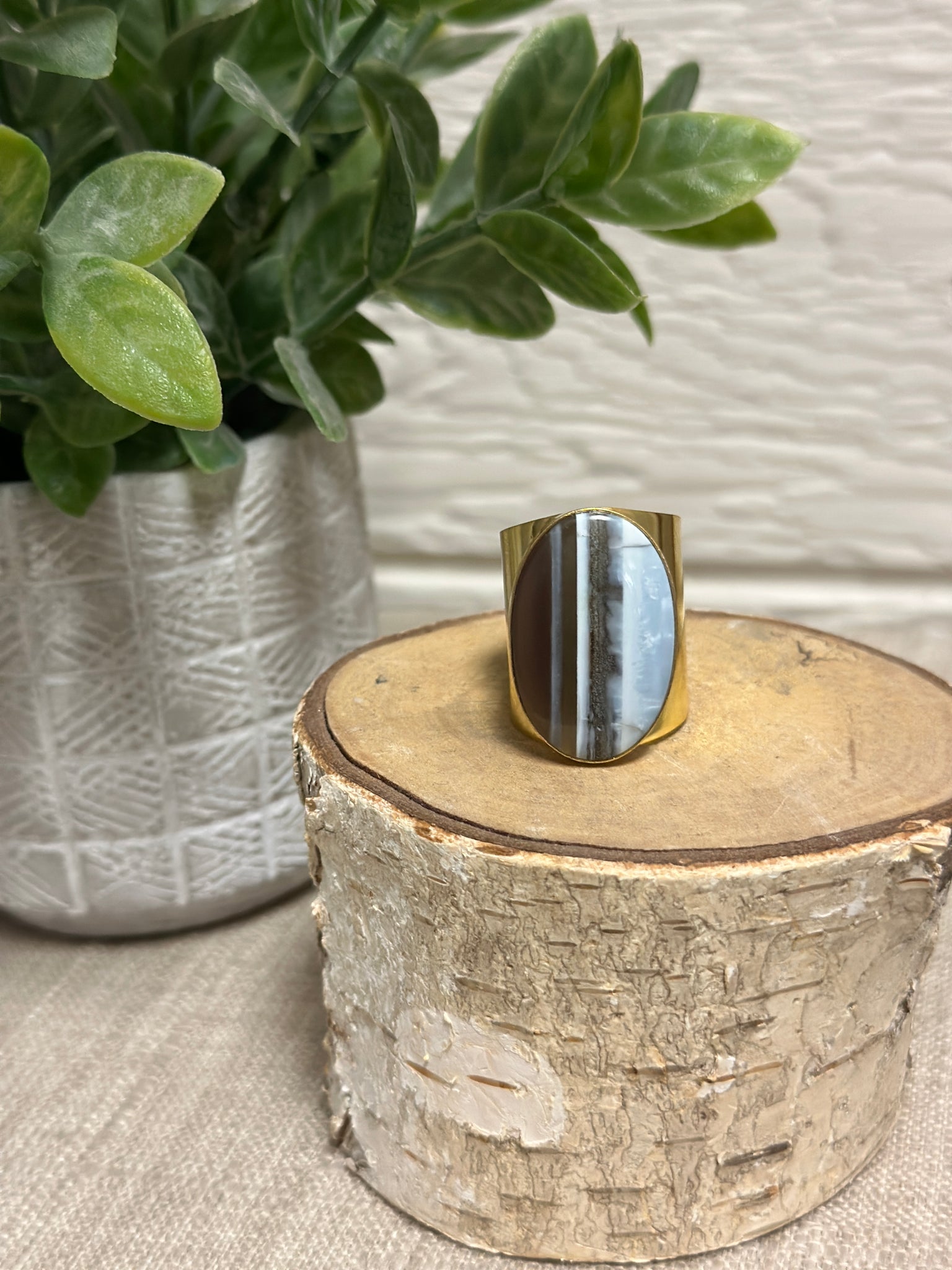 Natural Stone Ring