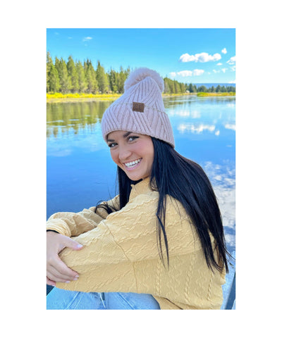 CC Beanie - Sprinkle Sequence Beanie - Rose