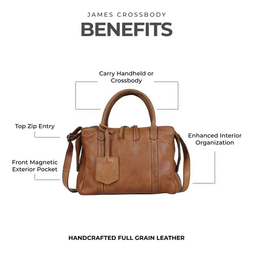 Jaime Leather Crossbody Bag