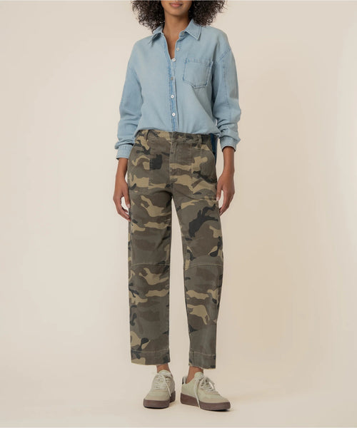 Ashton Camo Barrel Denim