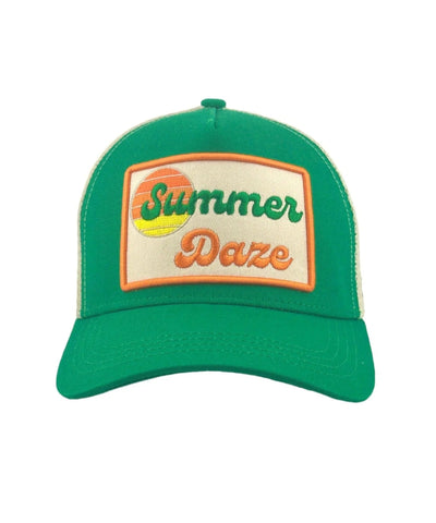 Summer Daze Trucker Hat - Green