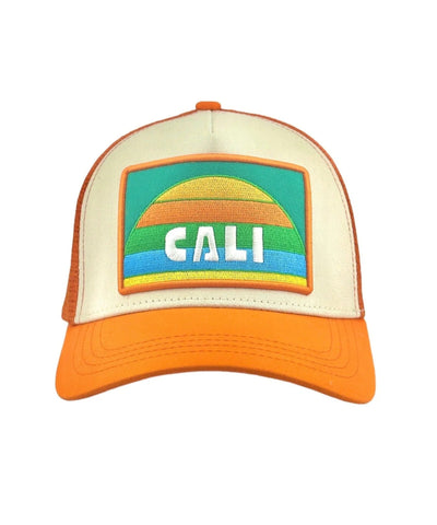 Cali Sunset Trucker Hat - Orange