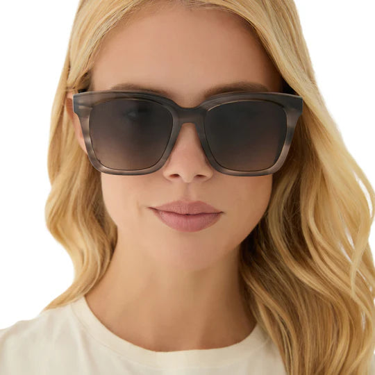 Diff Sunglasses - Meredith Smoke Marble