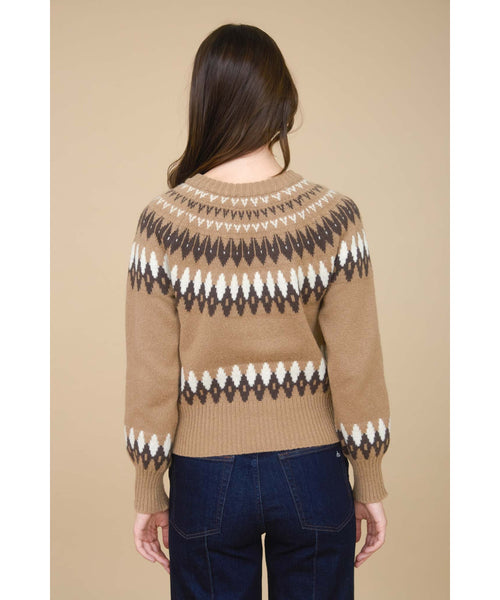 Fair Isle Knit Cardigan