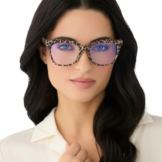 Diff Reader/Blue Light Glasses - Willa Leopard Tortoise