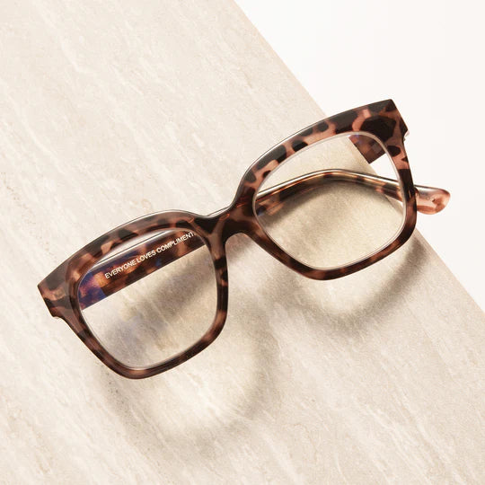 Diff Reader/Blue Light Glasses - Ava Tortoise