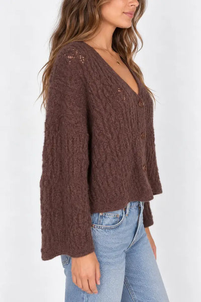 Clara Open Knit Cardigan