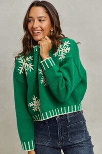 Snow Day Snowflake Christmas Sweater