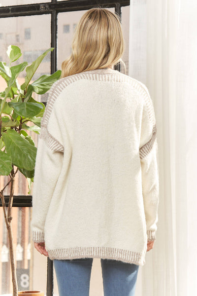 In Stitches Cardigan - Ivory