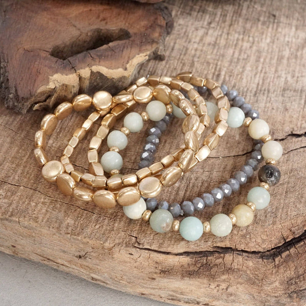 Prague Beaded Bracelet Stack