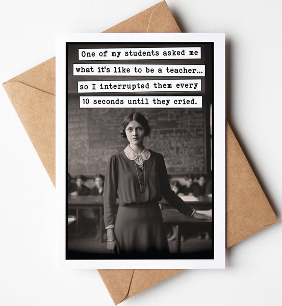 Greeting Card - Teacher Appreciation