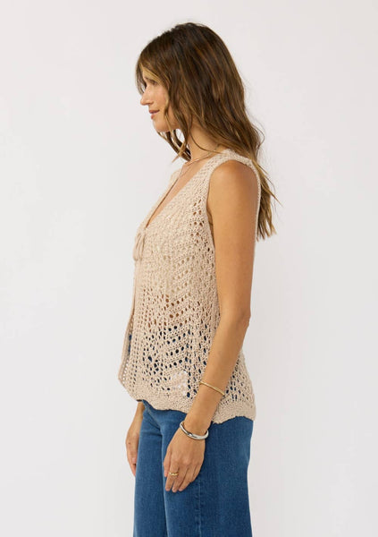 Bodee Knit Crochet Vest