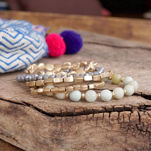 Prague Beaded Bracelet Stack