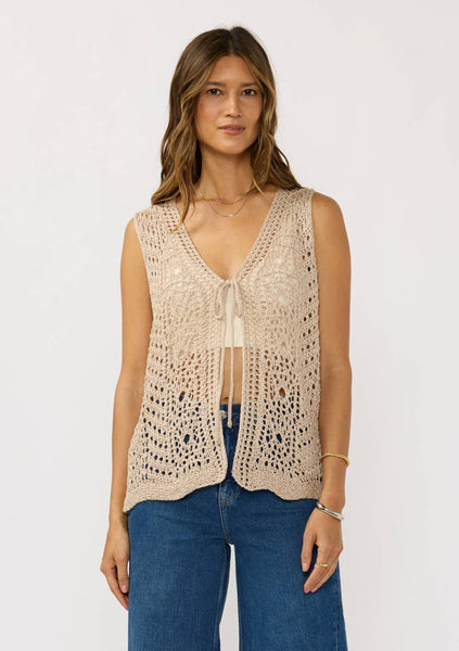 Bodee Knit Crochet Vest