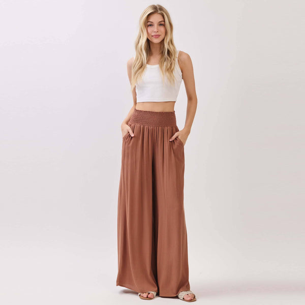 Giselle Wide Leg Gauze Pants