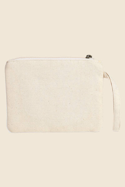 Sika Boho Beaded Cosmetic Bag - Gold