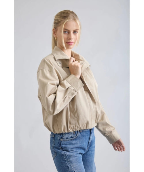 About Town Pleat Hem Jacket