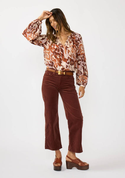 Aria Print Blouse
