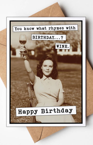 Greeting Card - Funny Birthday