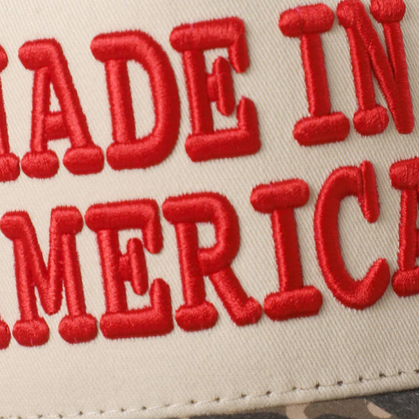 MADE IN AMERICA 3D Embroidered Trucker Hat