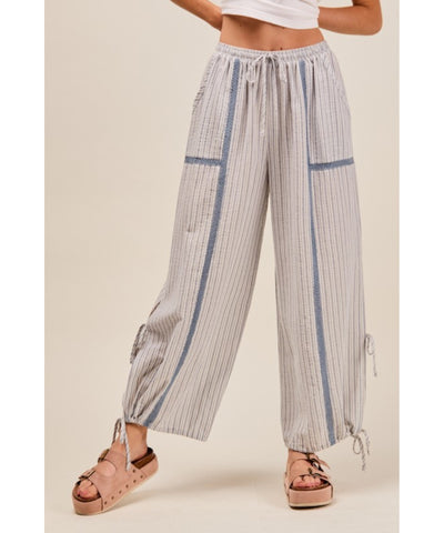 Suzy Lightweight Stripe Jogger Pants