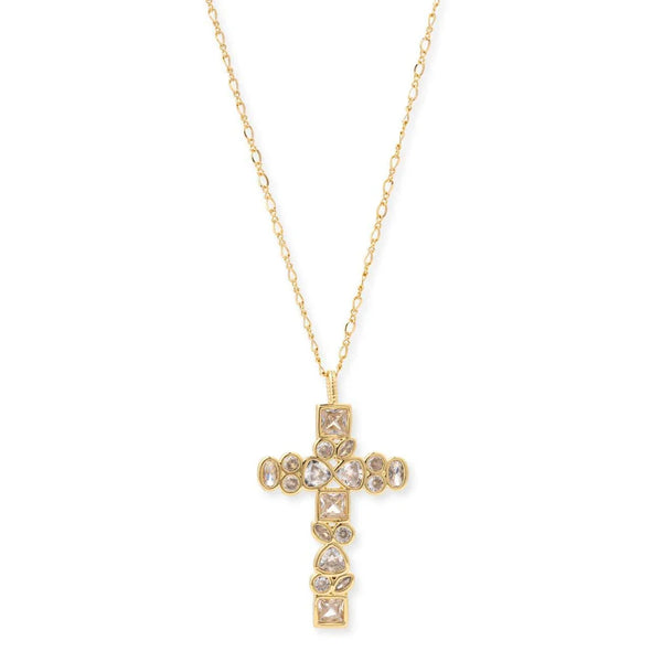 Prayer Cross Pendant Necklace