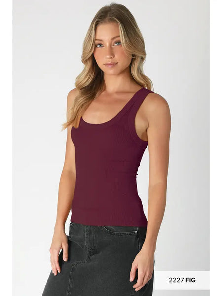 Reversible Ribbed Tank - Multiple Colors