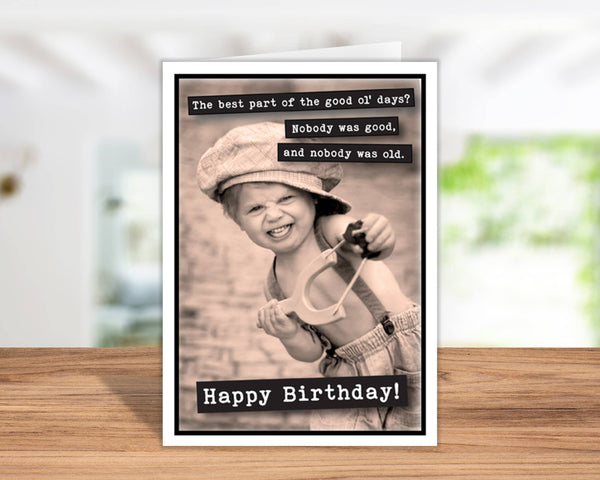 Greeting Card - Funny Birthday