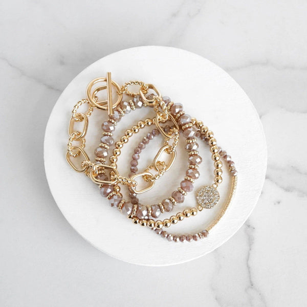 Florence Beaded Bracelet Stack
