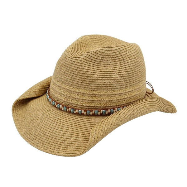 Rory Straw Cowboy Hat - Tan