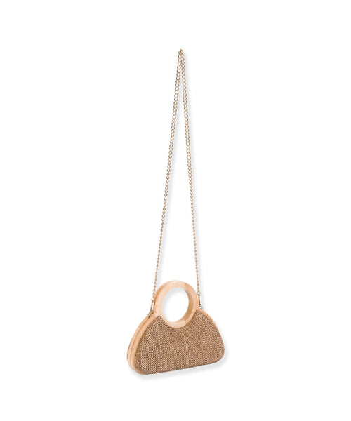 Havana Clutch/Crossbody Bag - Brown