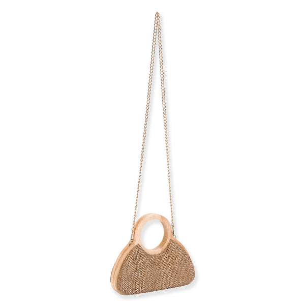 Havana Clutch/Crossbody Bag - Brown