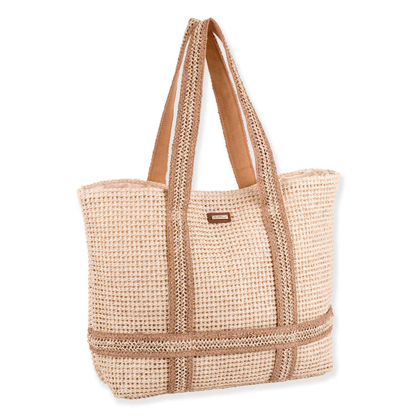 Straw Tote Hat Carrier Bag