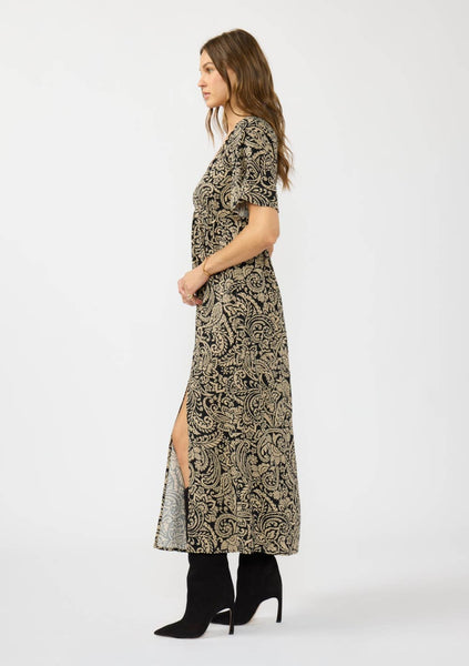 Maisie Flutter Sleeve Maxi Dress