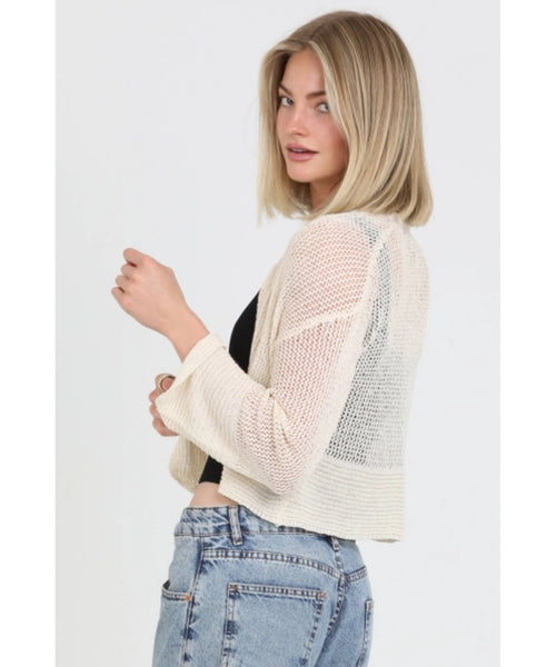 Finn Open Knit Cardigan