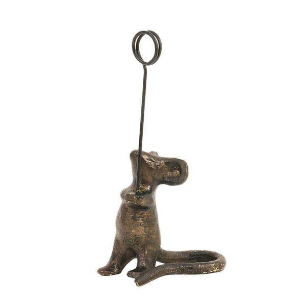 Mighty Mouse Cast Iron Card Holder