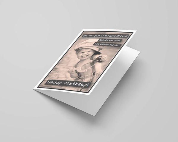 Greeting Card - Funny Birthday