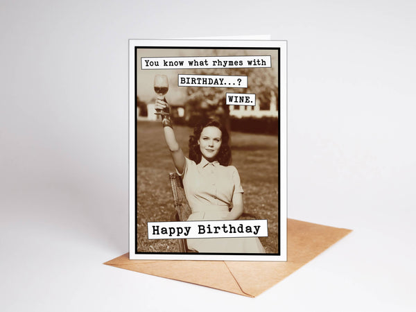 Greeting Card - Funny Birthday