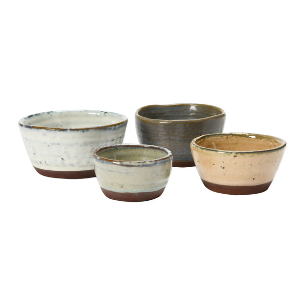 Stoneware Nesting Bowl Set of 4