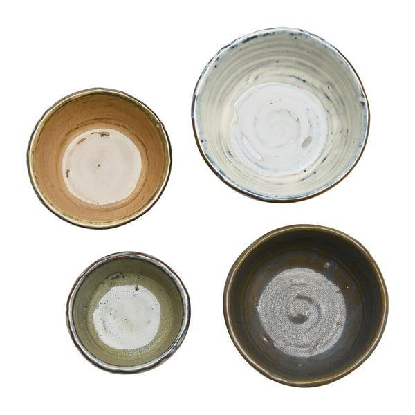 Stoneware Nesting Bowl Set of 4