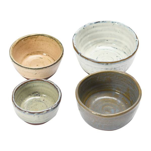 Stoneware Nesting Bowl Set of 4