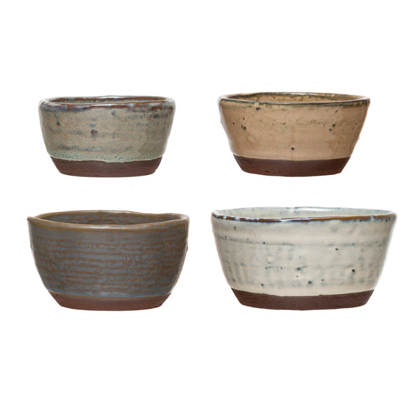 Stoneware Nesting Bowl Set of 4
