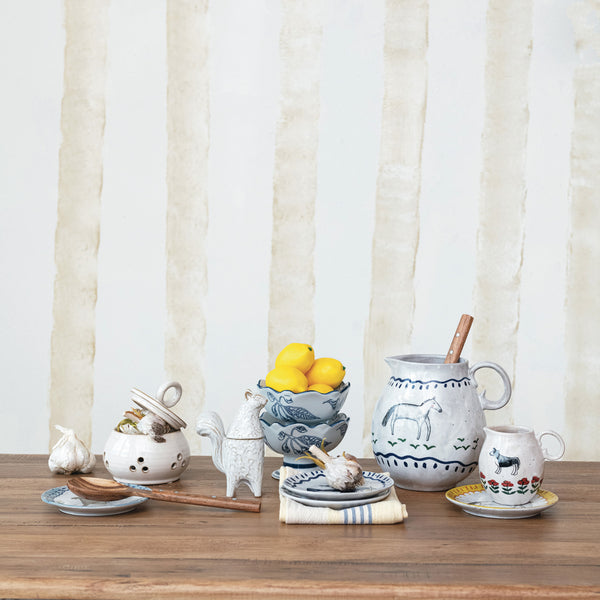 Stoneware Garlic Keeper