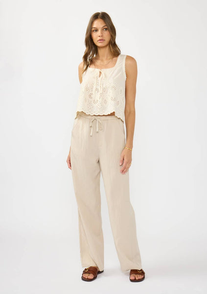 Poppy Eyelet Embroidery Tank Top
