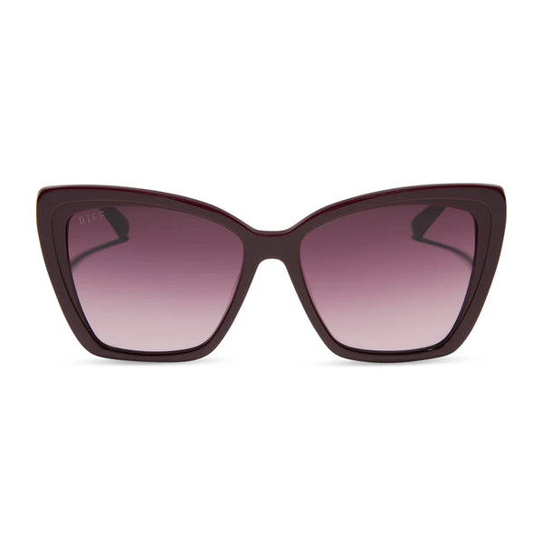 Diff Sunglasses - Becky II Dark Cherry